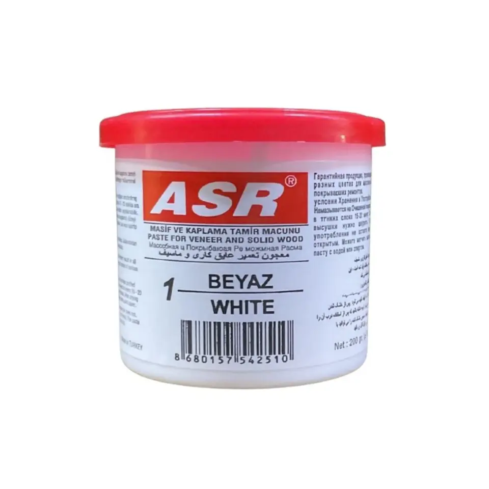 ASR TAMİR MACUNU 200 GR BEYAZ