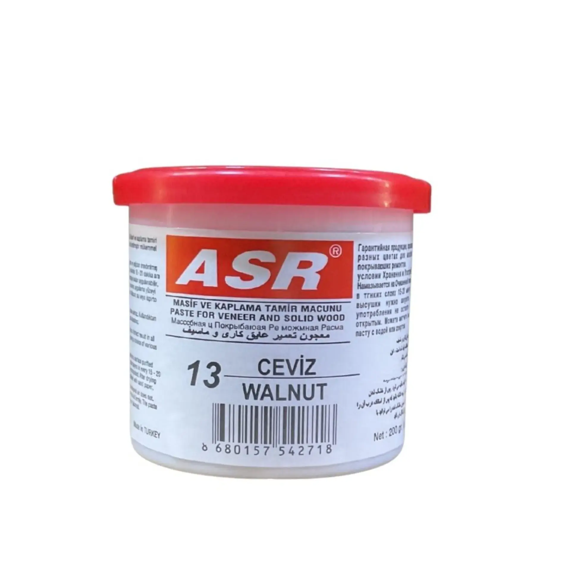 ASR TAMİR MACUNU 200 GR CEVİZ