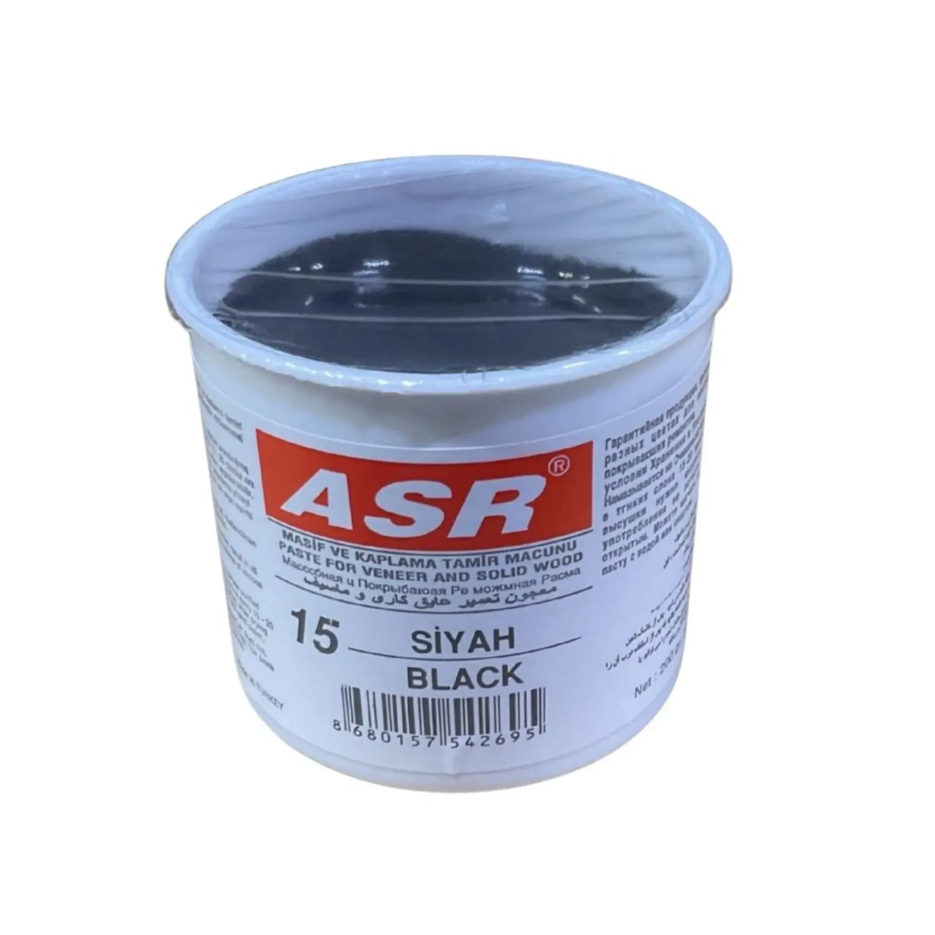 ASR TAMİR MACUNU 200 GR SİYAH