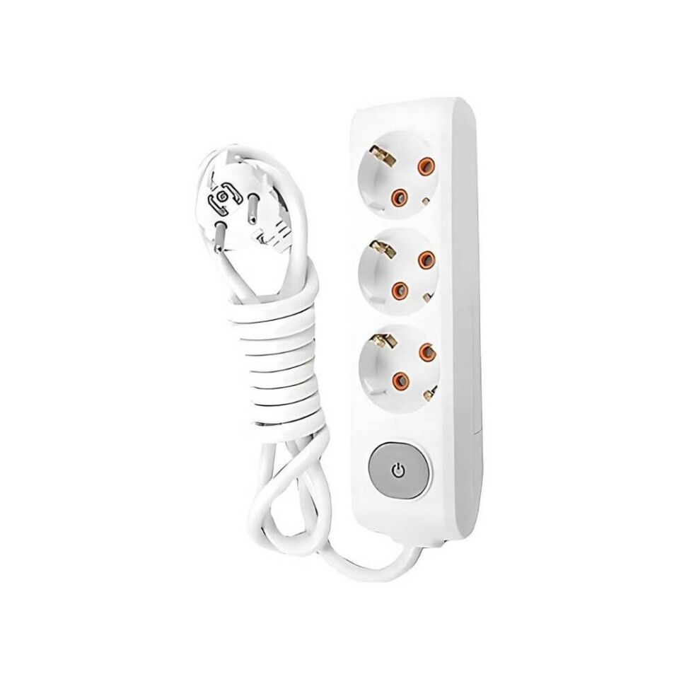 VİKO ÜÇLÜ PRİZ ANAHTARLI 3 METRE