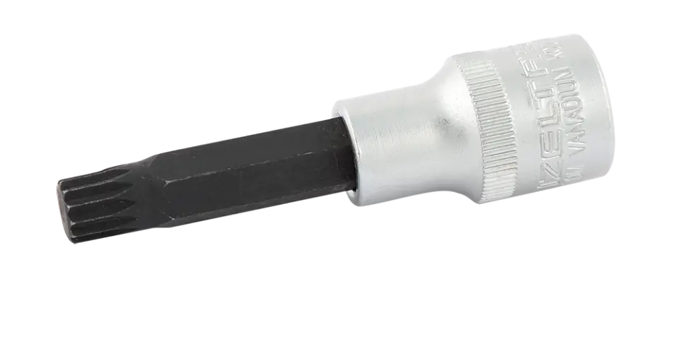 İZELTAŞ 1/2” Oniki Köşe Lokmalı Bits Uç Yivli UZUN BOY 8 MM