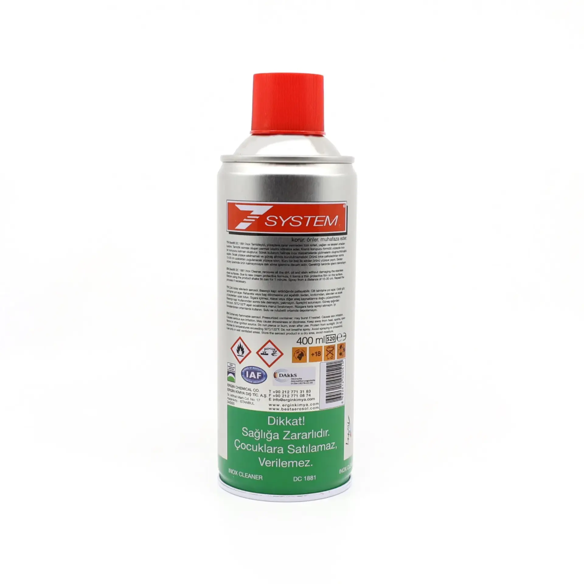 BEST SPREY İNOX TEMİZLEYİCİ SPREY 400 ML DC1881