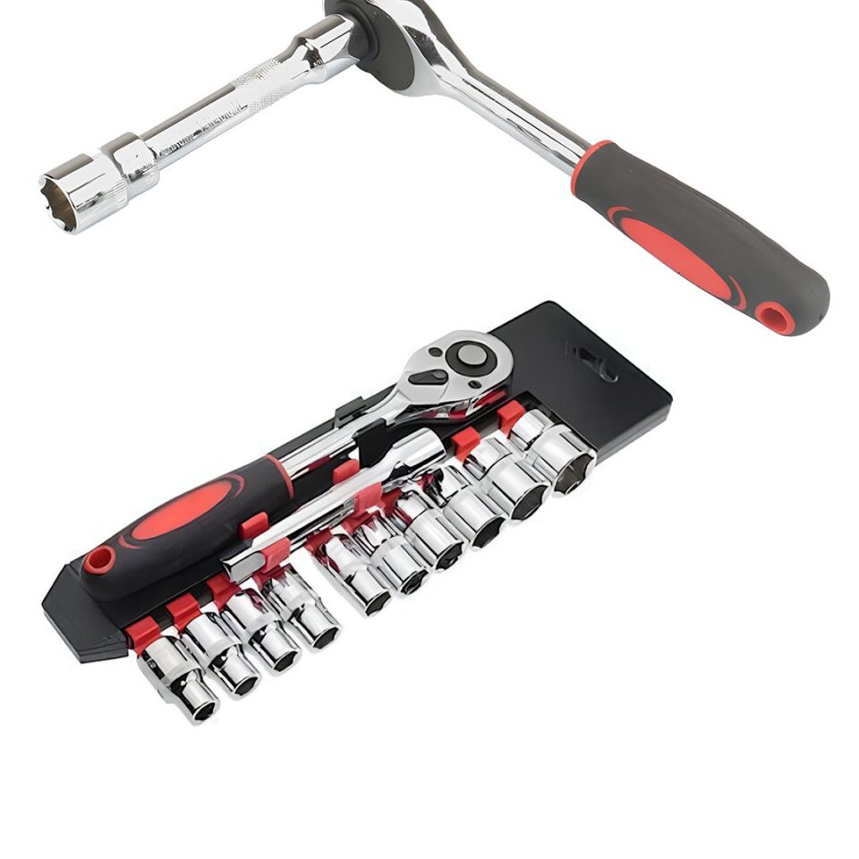 12 Parça Lokma Seti Standlı Cırcır Set Kaliteli Lokma Takımı Anahtar Seti