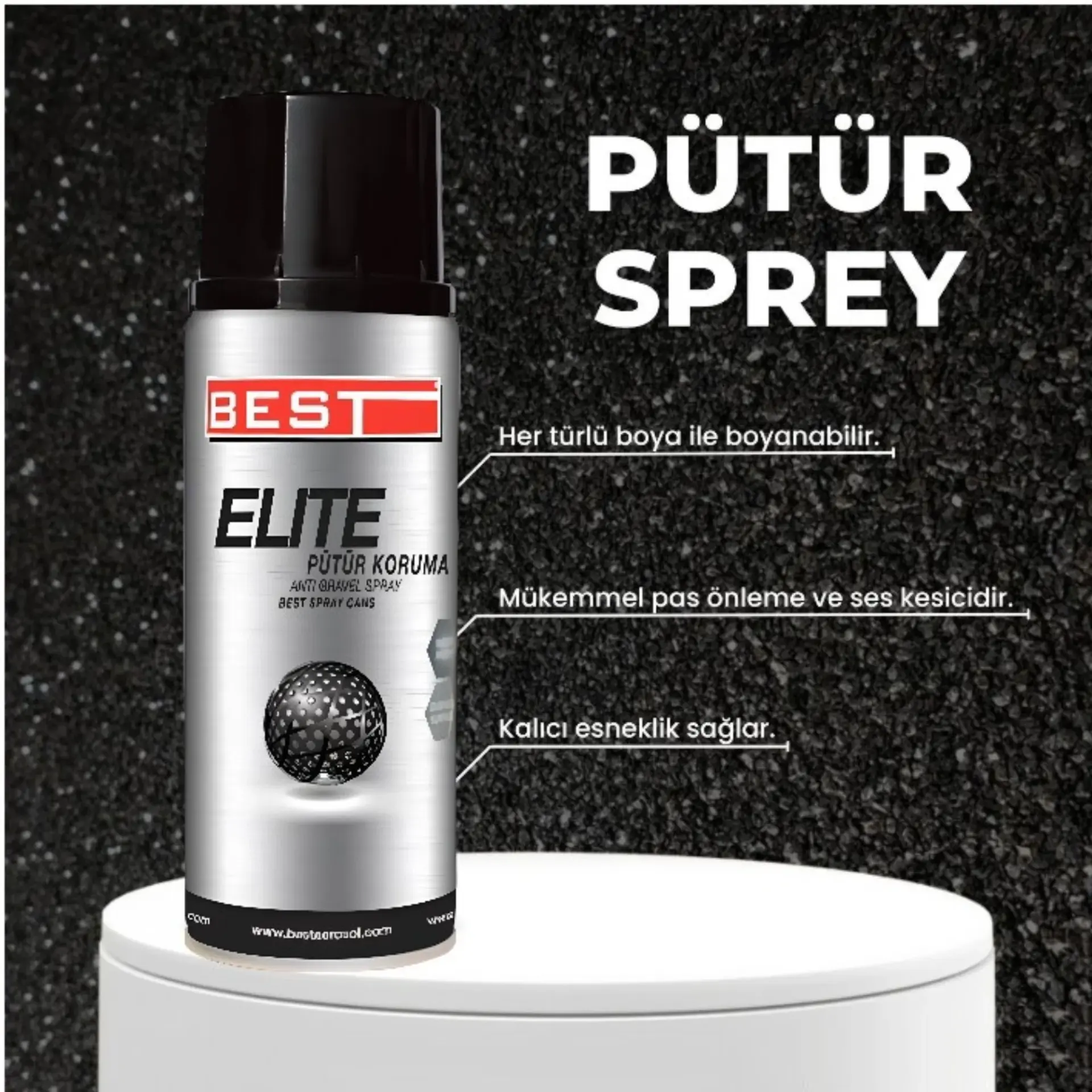 BEST PÜTÜR BOYA 400 ML GRİ BPT