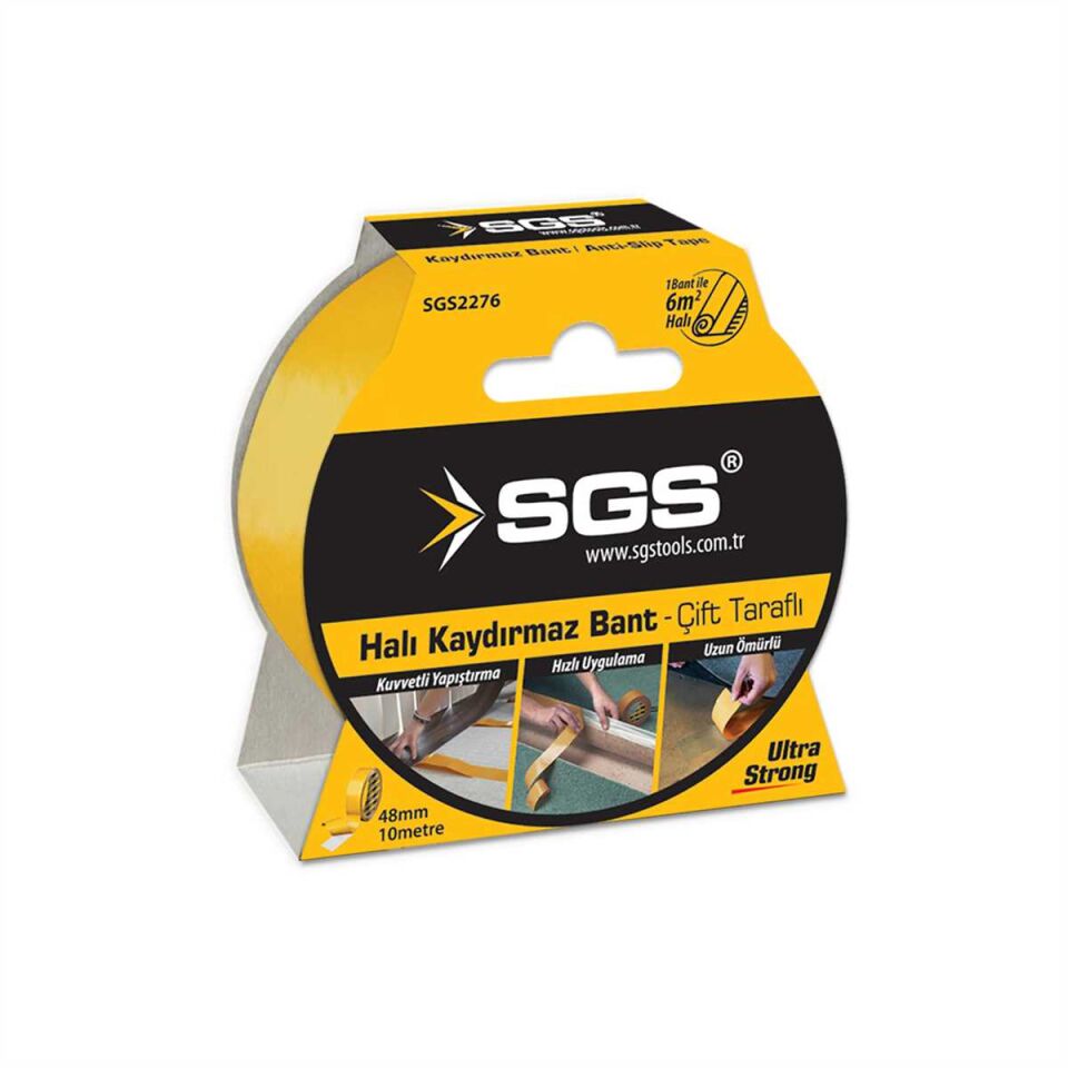 ÇİFT TARAFLI HALI KAYDIRMAZ BANT 48MM*10MT
