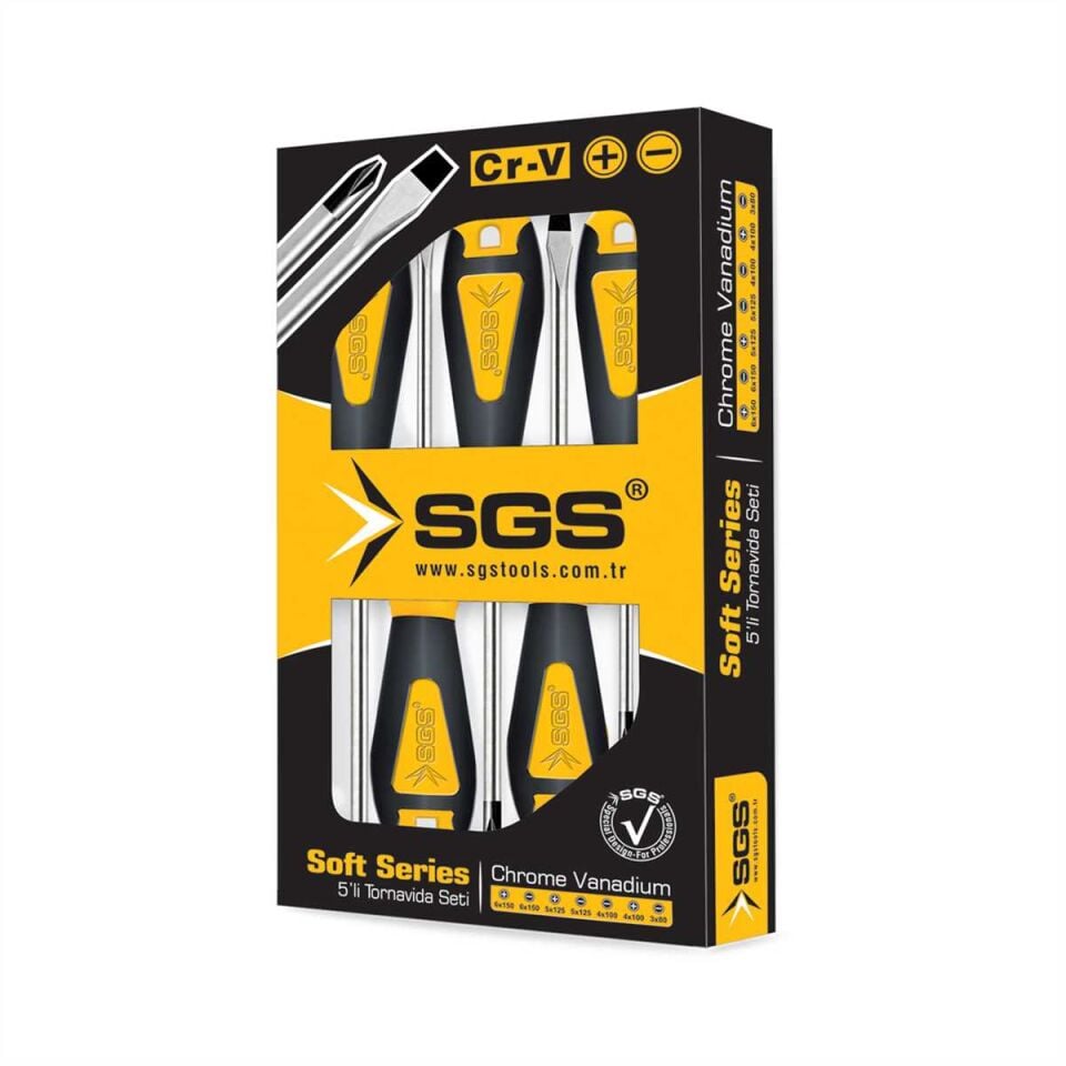 SGS 5 Lİ TORNAVİDA SETİ (SOFT SERIES) SGS 1645