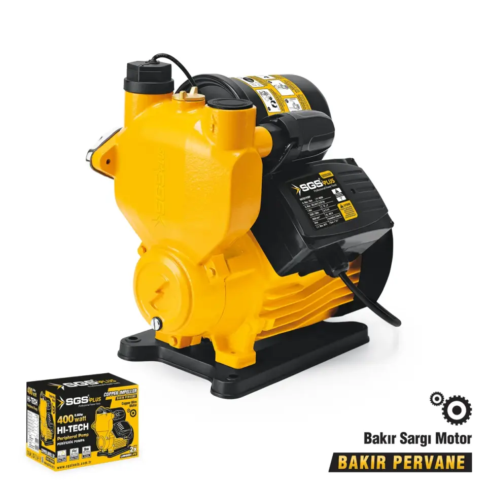 SGS OTOMATİK PERİFERİK SU POMPASI 400 WATT 0.55 HP SGS 5382