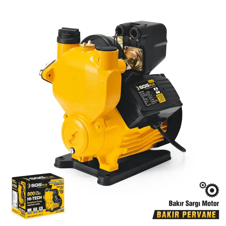 SGS PERİFERİK SU POMPASI 800 WATT 1.2 HP SGS 5384