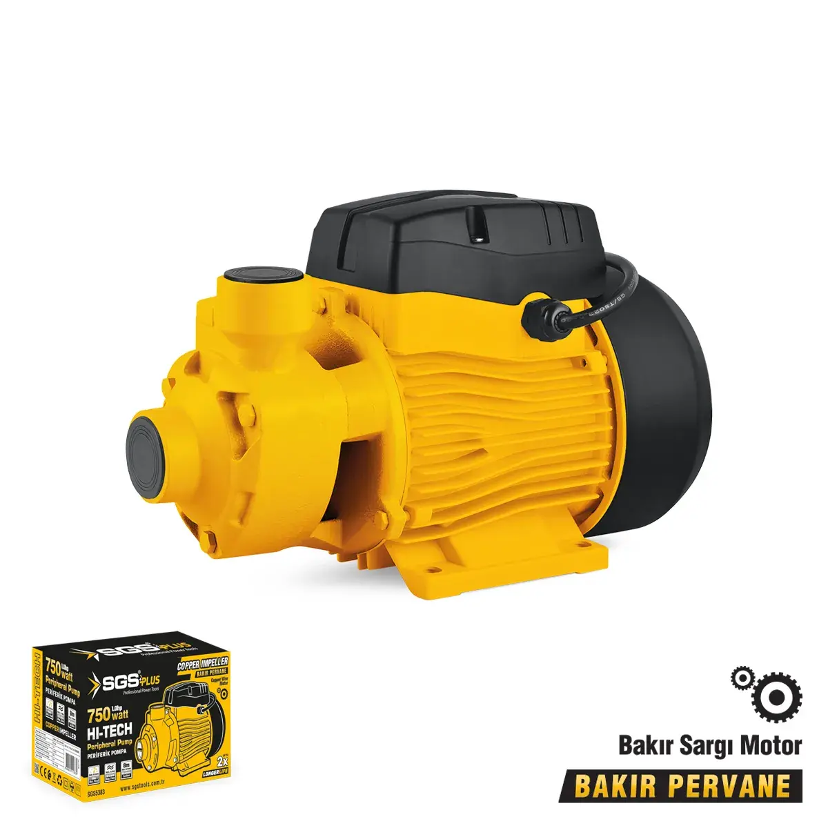 SGS PERİFERİK SU POMPASI 750 WATT 1.0 HP SGS 5383