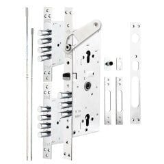 Kale 256G Multisistem Merkezi Çelik Kapı Kilidi Gizli Emniyet Kelepçeli