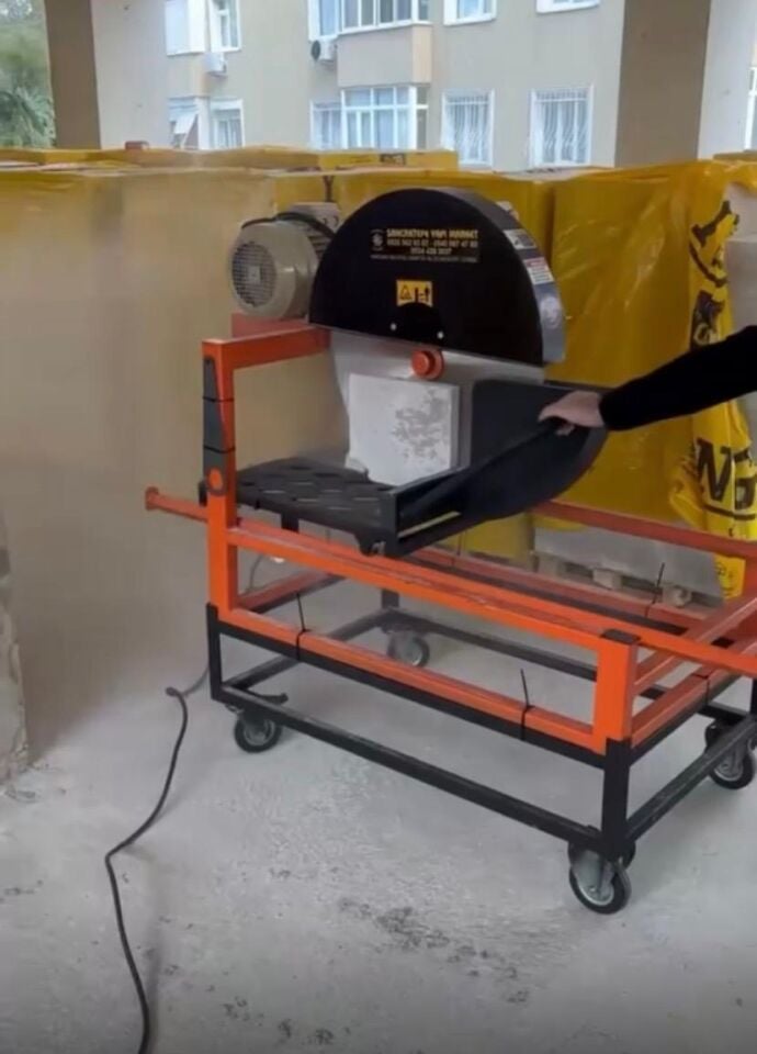 Ytong Gaz Beton Kesme Makinesi 3 kw motor
