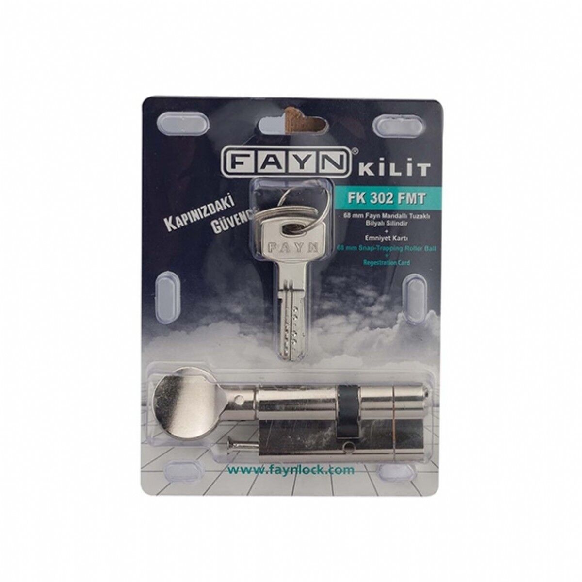 FAYN  ÇİFT TUZAKLI BİLYALI BAREL 68 MM MANDALLI
