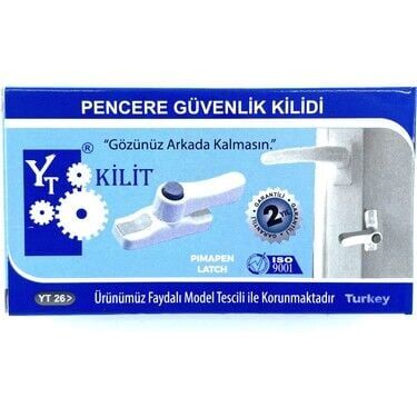 YT PENCERE GÜVENLİK KİLİDİ KAHVERENGİ
