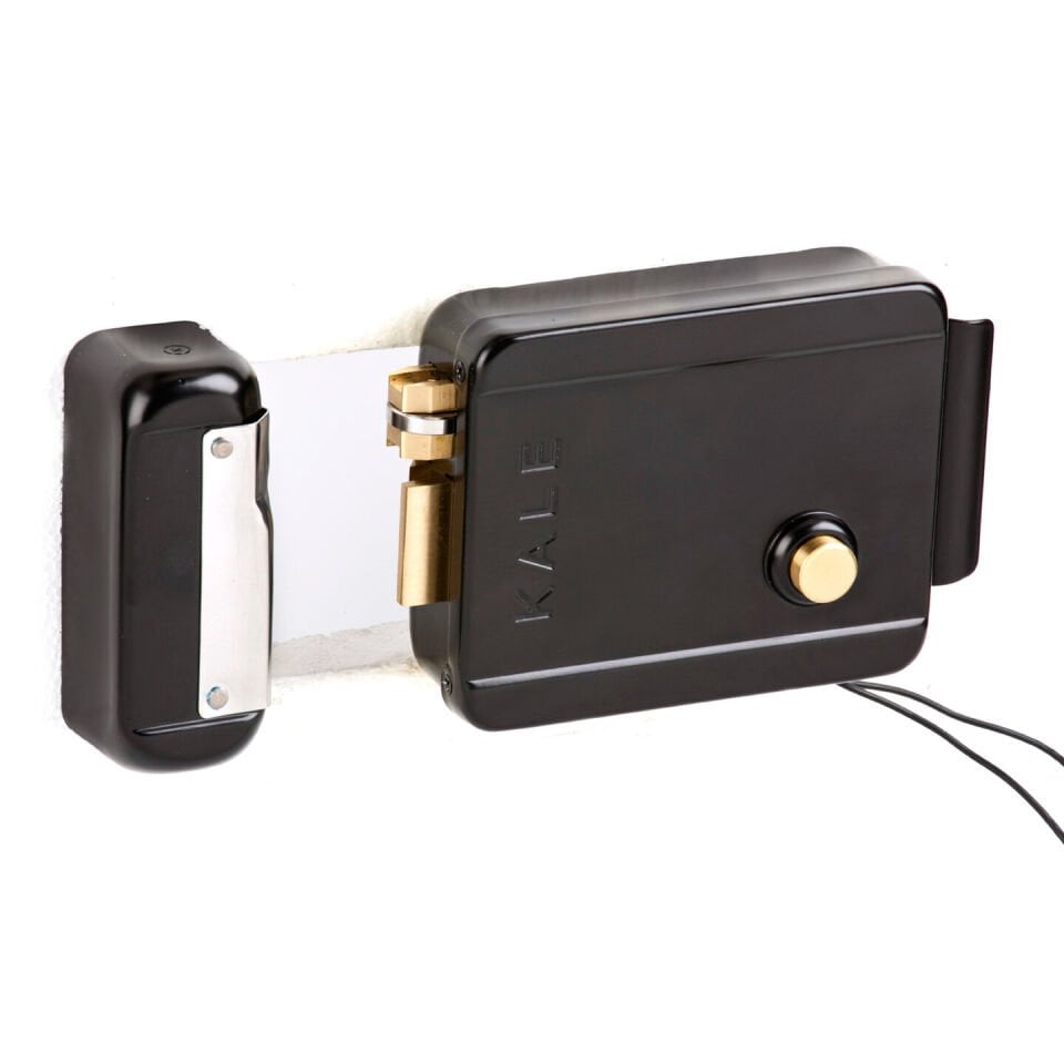 Kale Elektrikli 357M 52 Mm Kapı Otomat Kilidi Siyah