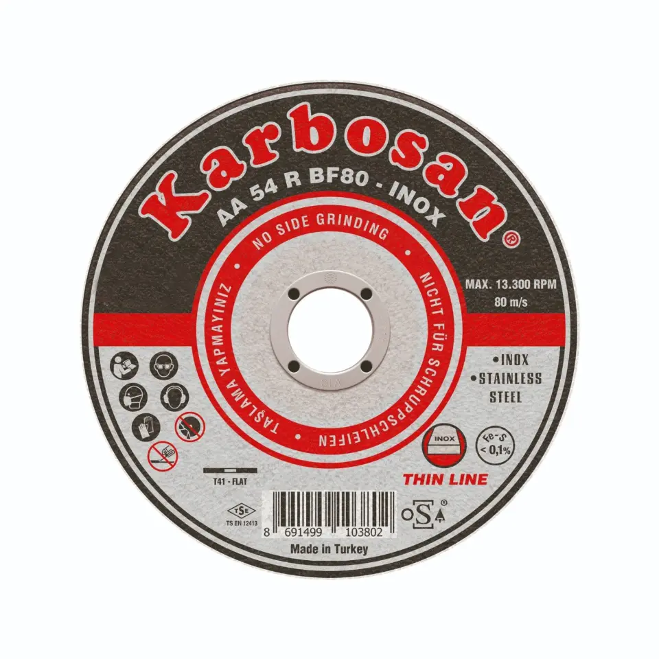 KARBOSAN İNOX THINLINE KESİCİ 180x1.9x22 (910420)