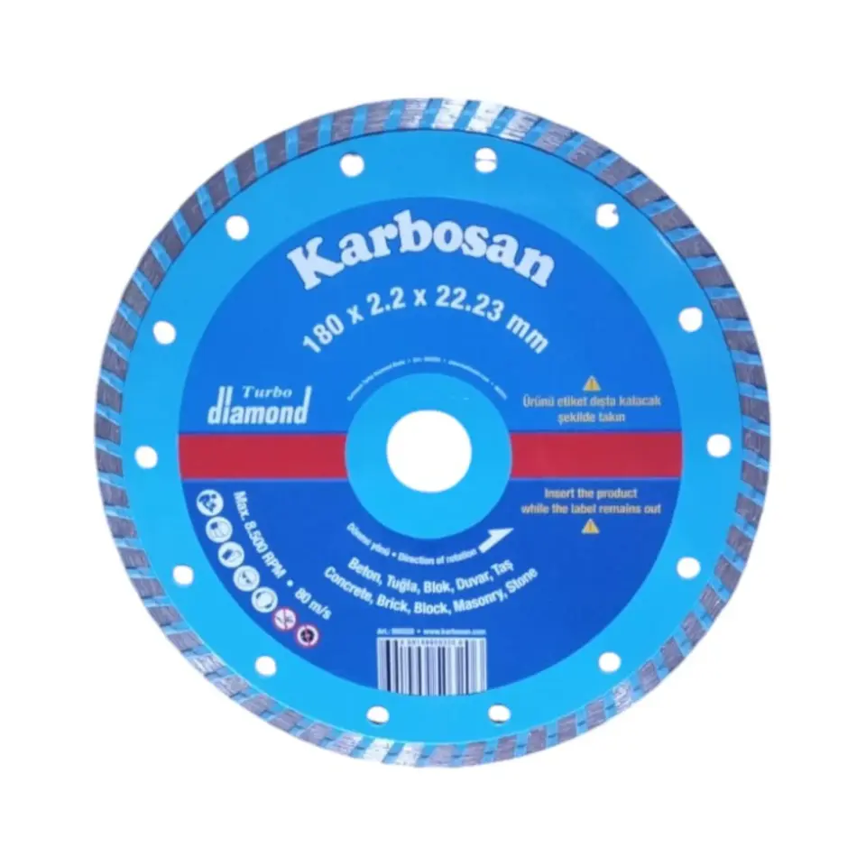 KARBOSAN TURBO KESİCİ 180x2.2x22 (950320)