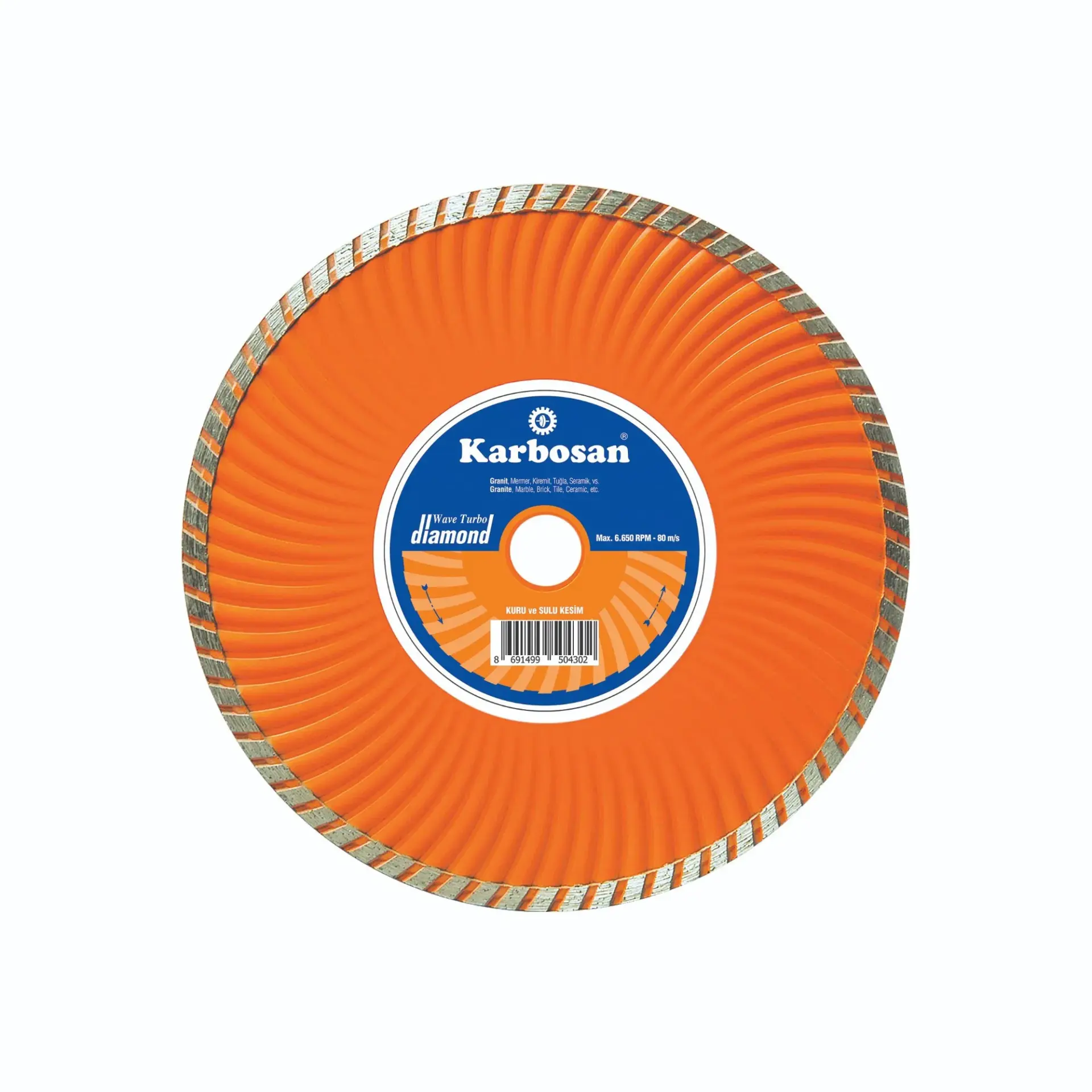 KARBOSAN TURBO KANALLI ELMAS KES. 230x2.6 (950430)