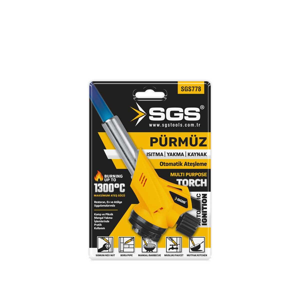 SGS TORCH AÇILI KAMP PÜRMÜZ BAŞLIĞI SGS 778
