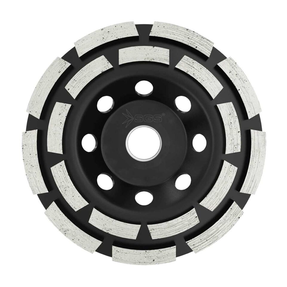 ÇİFT SIRA ELMAS BETON TAŞLAMA DİSKİ 180 MM