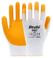 Beybi PN7 Polyester Örme Nitril Eldiven