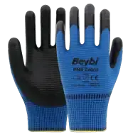 Beybi PN5 Zebra Polyester Örme Nitril Eldiven