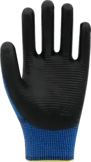 Beybi PN5 Zebra Polyester Örme Nitril Eldiven