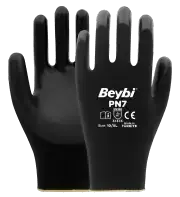 Beybi PN7 Polyester Örme Nitril Eldiven