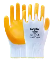 Beybi PN10 Polyester Örme Nitril Eldiven