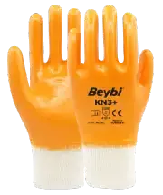 Beybi KN3+ Pamuk Nitril Eldiven