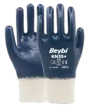 Beybi KN35+ Pamuk Nitril Eldiven