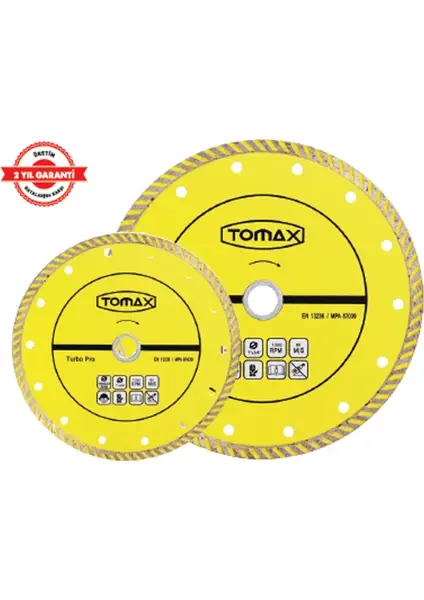 Tomax Turbo Elmas Mermer-Granit Kesici 115 mm