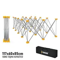SGS KATLANIR ÇALIŞMA TEZGAHI ALÜMİNYUM 117*60*85 CM SGS 921