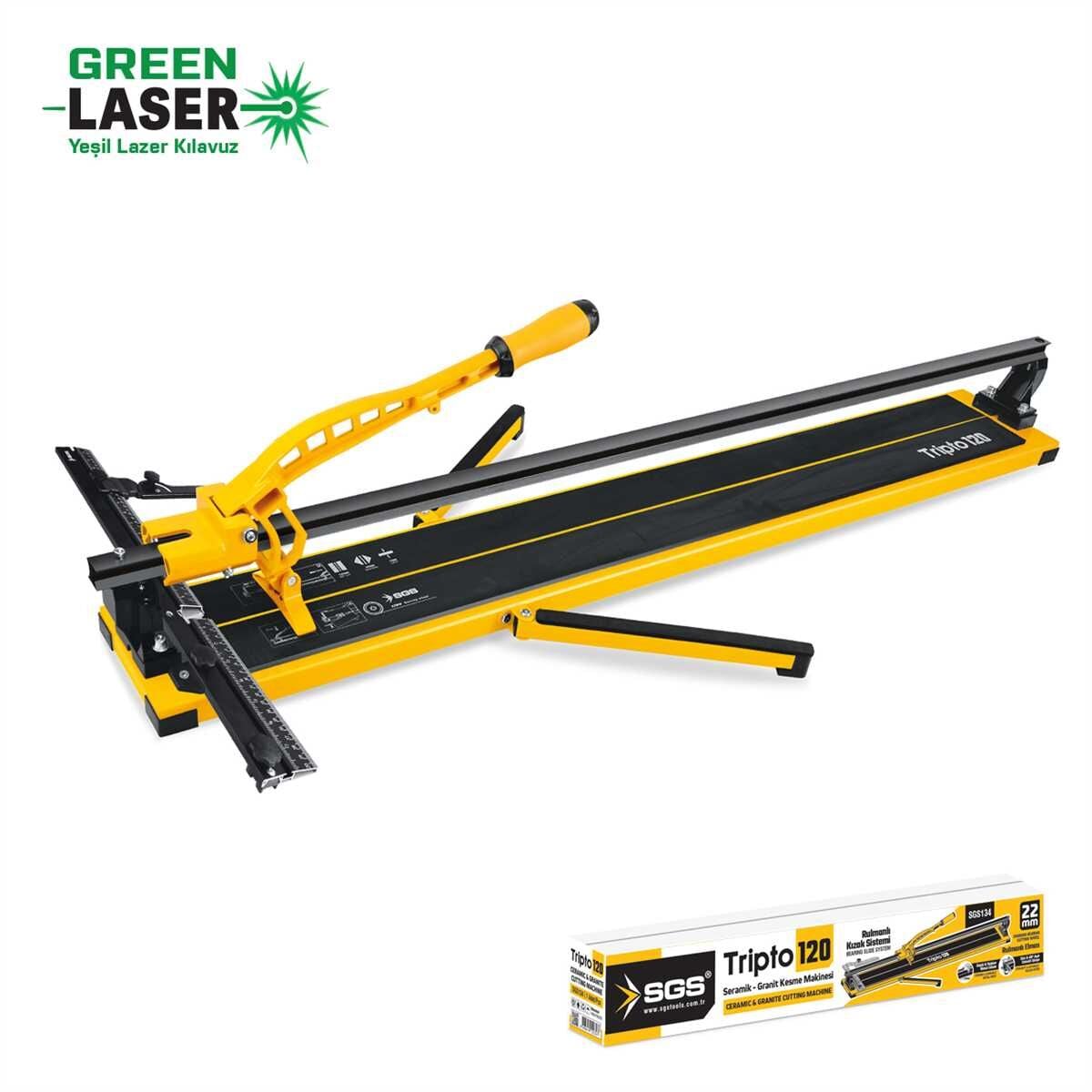 SGS SERAMİK-GRANİT KESME MAKİNASI TRIPTO120 YEŞİL LAZERLİ SGS 134