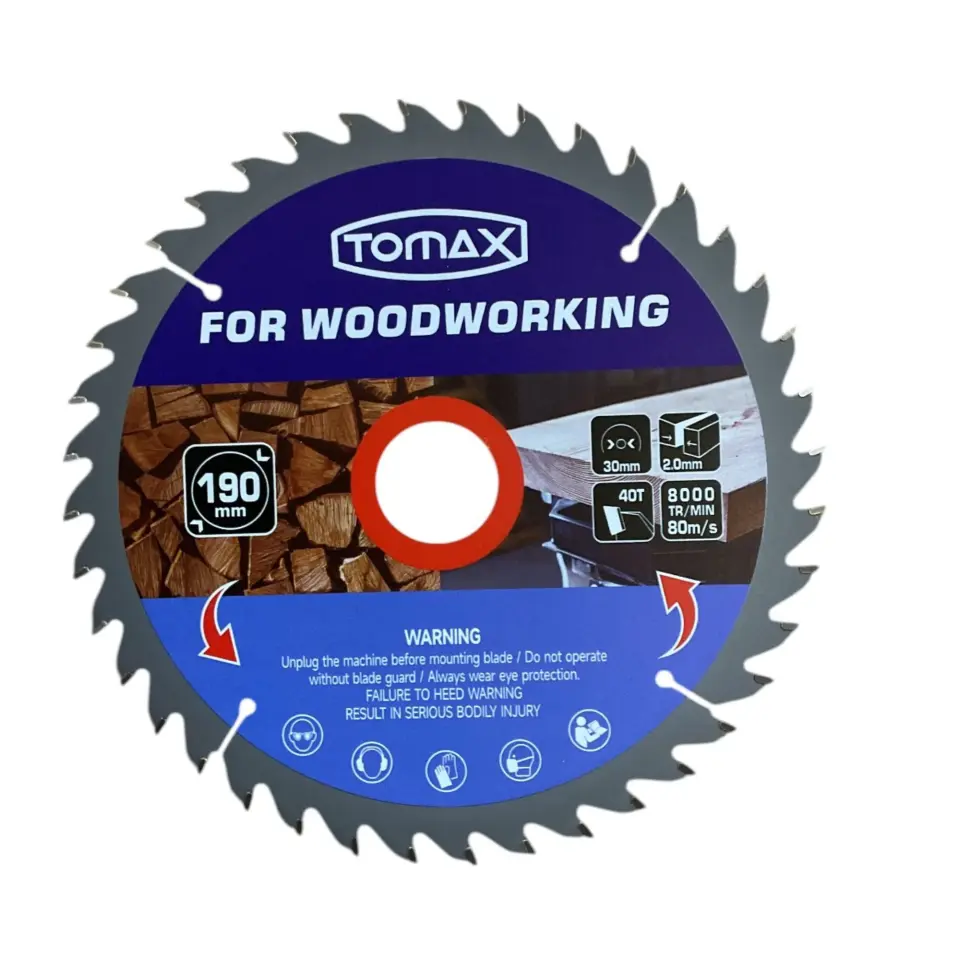 TOMAX SUNTA KESME TESTERE 190x2.0x40 DİŞ