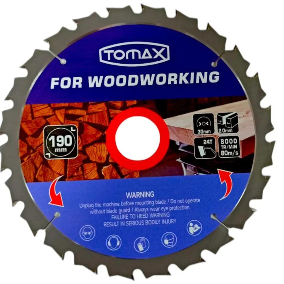 TOMAX SUNTA KESME TESTERE 190x2.0x24 DİŞ