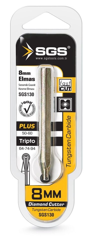 SGS SERAMİK-GRANİT KESME ELMASI 8 MM SGS 130