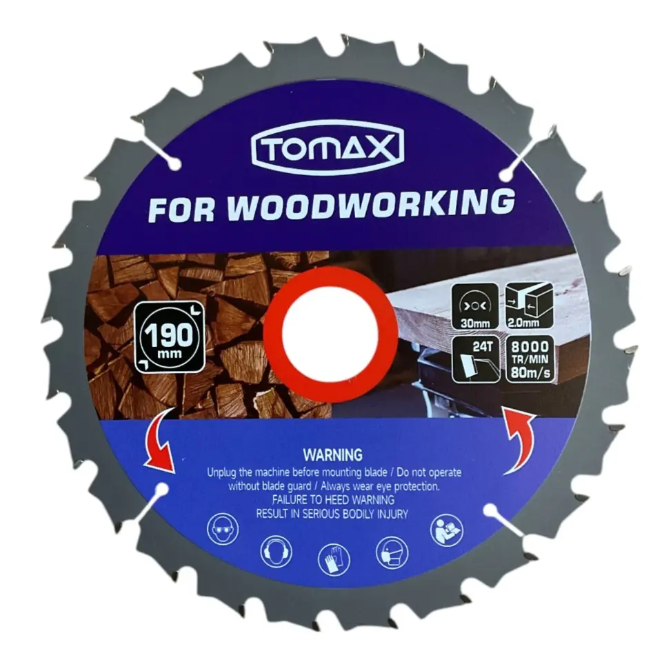 TOMAX SUNTA KESME TESTERE 190x2.0x24 DİŞ