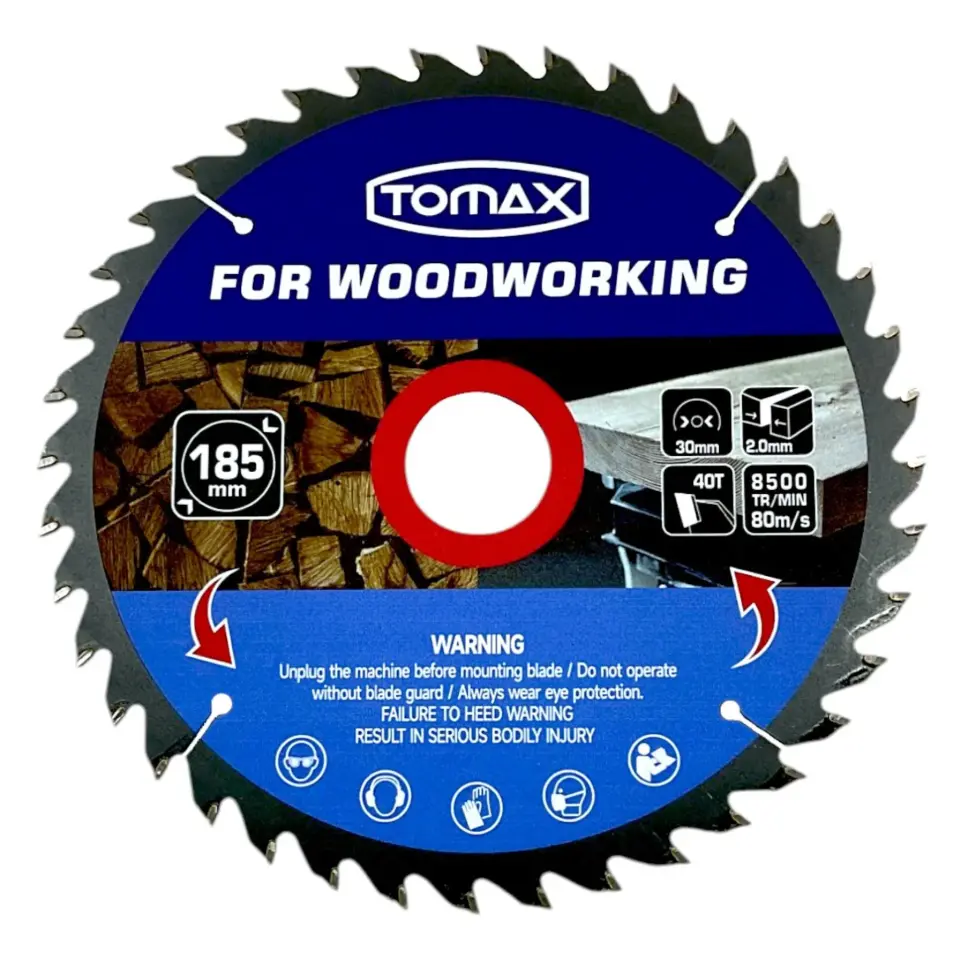 TOMAX SUNTA KESME TESTERE 185x2.0x40 DİŞ