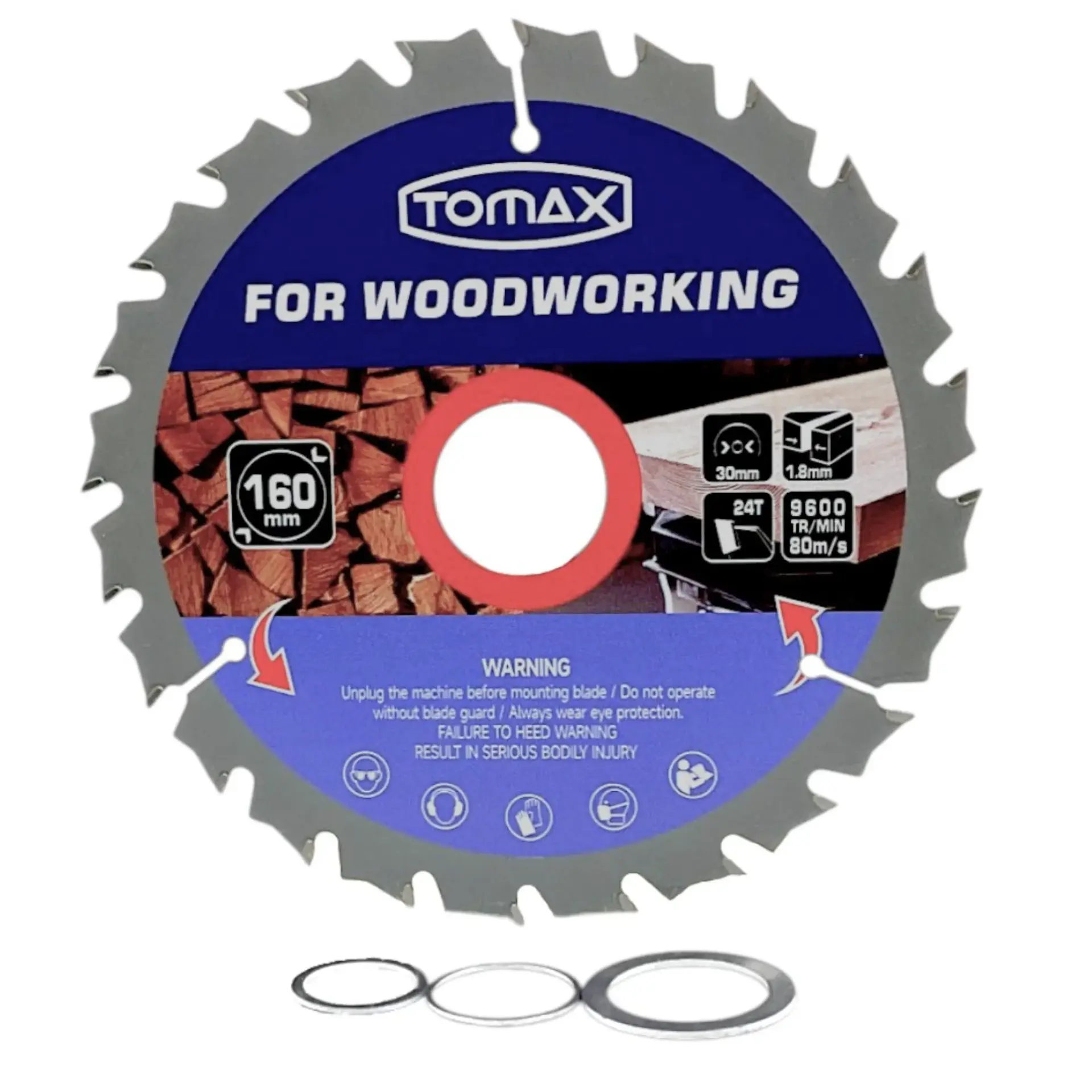 TOMAX SUNTA KESME TESTERE 160x1.8x24 DİŞ