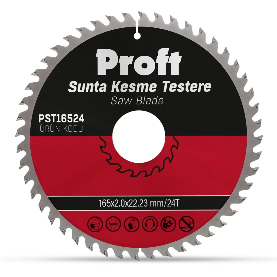 PROFT SUNTA KESME TESTERE 165x2.0 (PST16524) 24 DİŞ