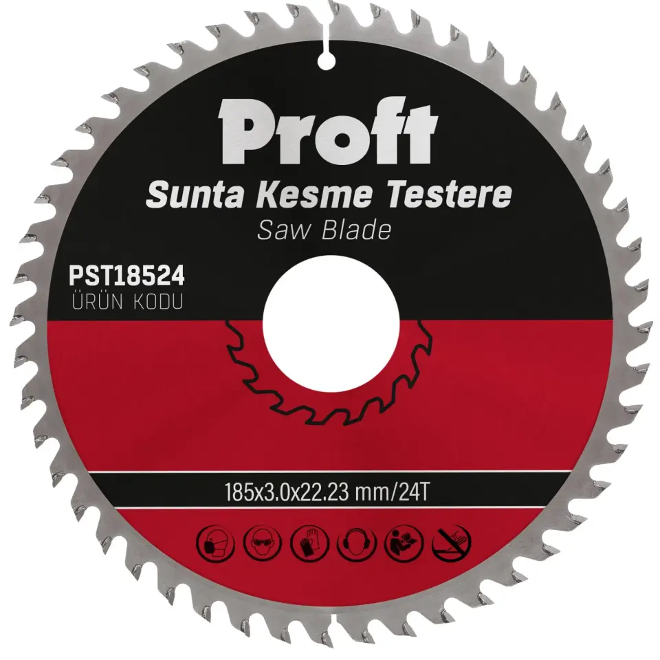 PROFT SUNTA KESME TESTERE 185x3.0 (PST18524) 24 DİŞ