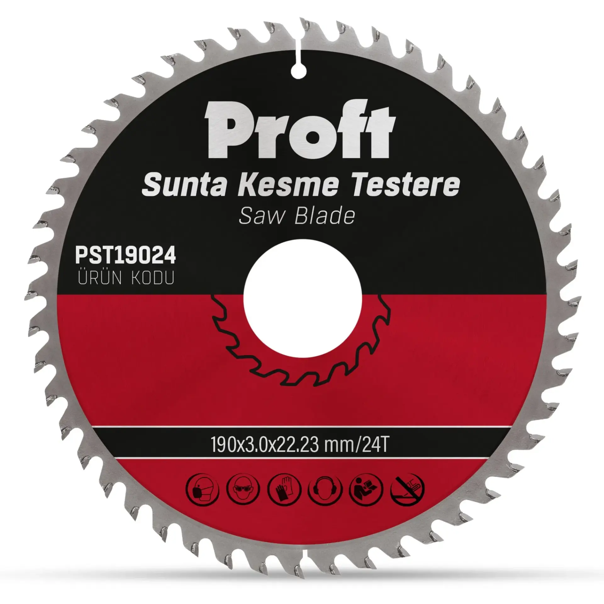 PROFT SUNTA KESME TESTERE 190x3.0 (PST19024) 24 DİŞ