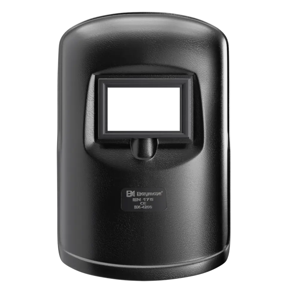 BAYMAX PLASTİK KAYNAK MASKESİ SİYAH BX-4200