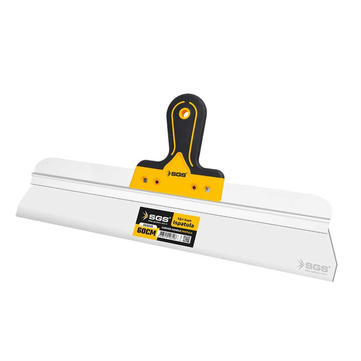 SGS EĞRİ SAPLI ISPATULA 60 CM (PASLANMAZ ÇELİK) SGS 640