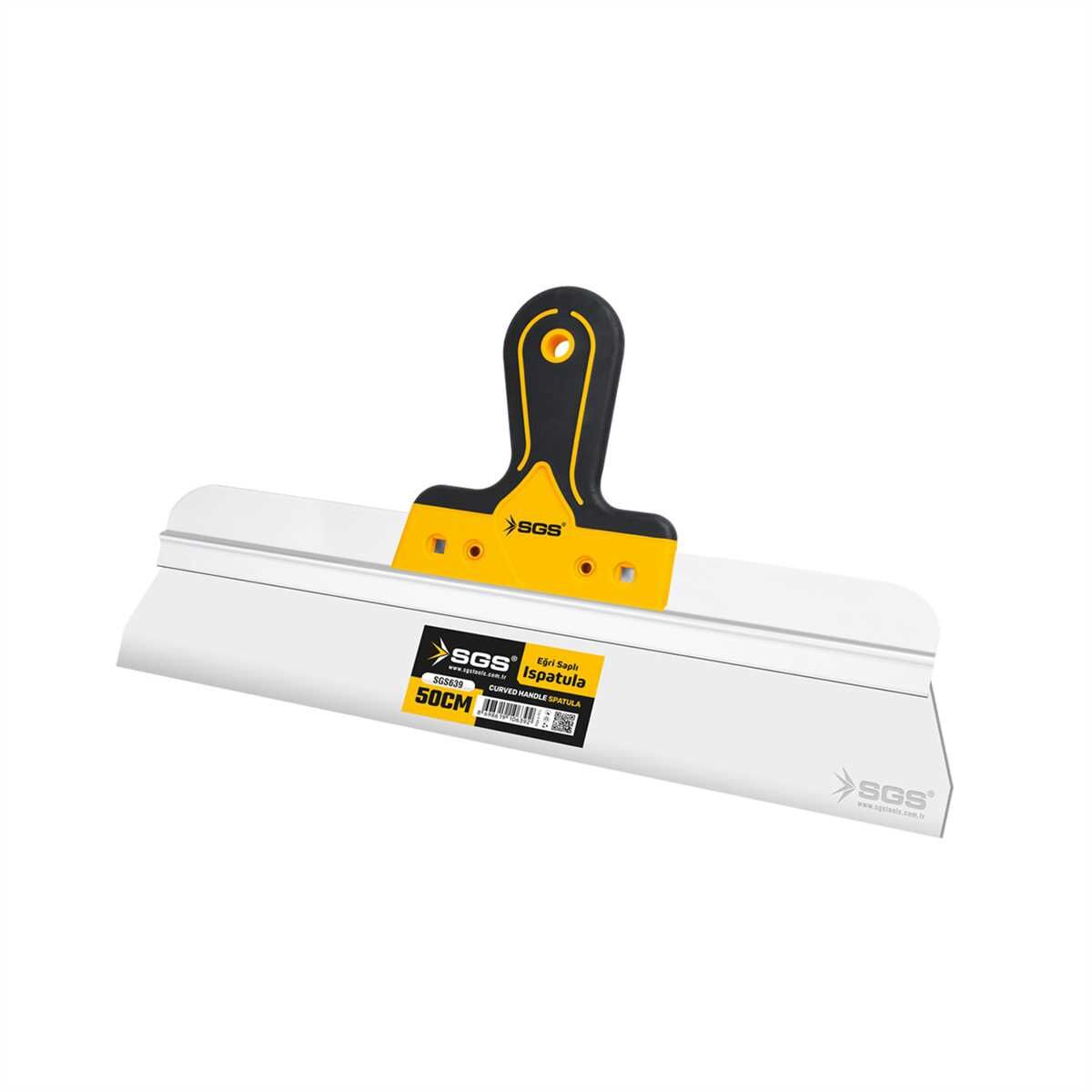 SGS EĞRİ SAPLI ISPATULA 50 CM (PASLANMAZ ÇELİK) SGS 639