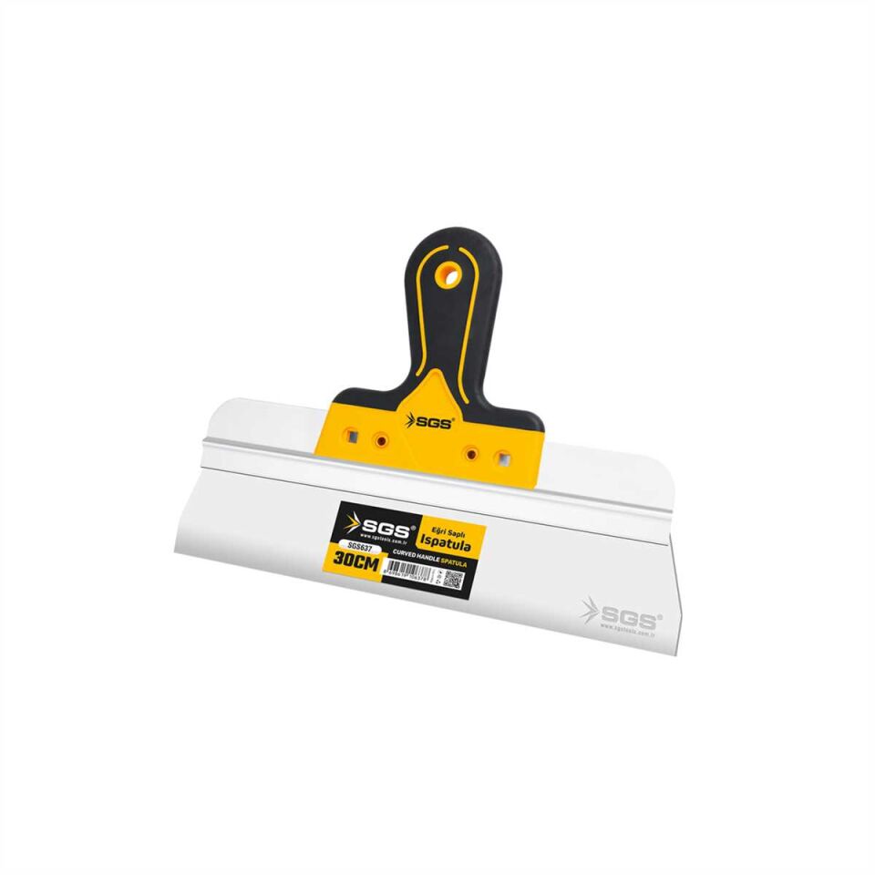 SGS EĞRİ SAPLI ISPATULA 30 CM (PASLANMAZ ÇELİK) SGS 637