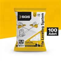 SGS 0,5 MM DERZ SEVİYE TESPİT KLİPSİ (PK/100 ADET) SGS 6172