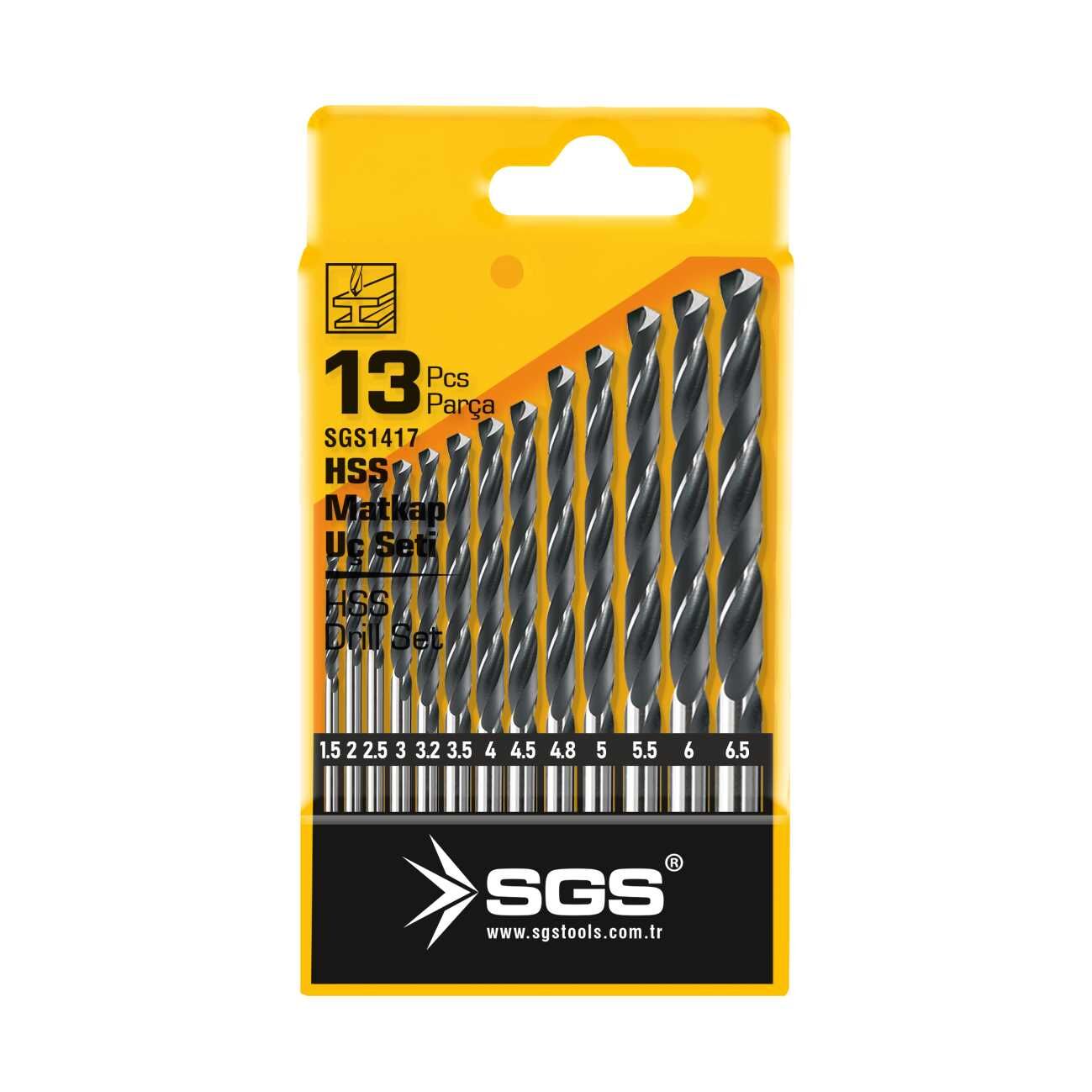 13 PARÇA HSS MATKAP UCU SETİ