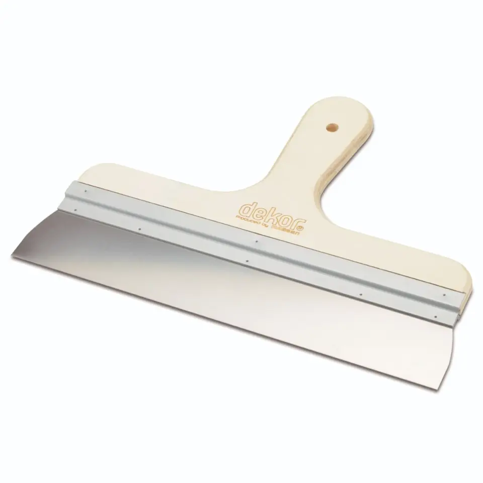 HASSAN EĞRİ SAPLI ISPATULA AHŞAP SAP 60 CM KOD:050