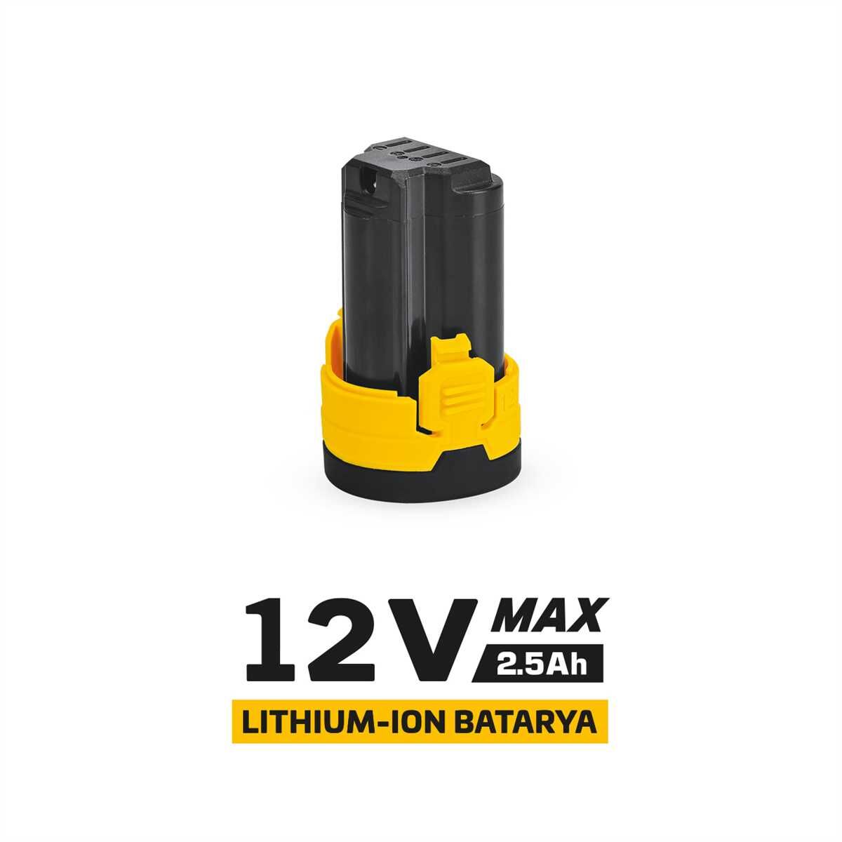 SGS 12 VOLT YEDEK BATARYA (2.5Ah) SGS 5485